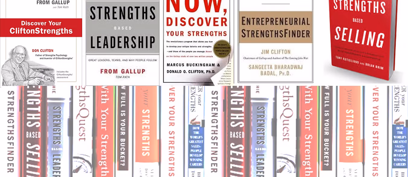 ชุดหนังสือ Gallup CliftonStrengths สำหรับการพัฒนาจุดแข็งของผู้นำและทีม